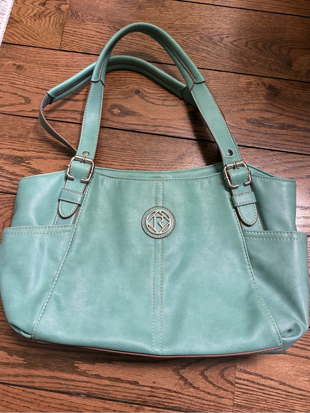 RELIC BLEEKER DOUBLE STRAP ESSENTIAL MINT HANDBAG/PURSE